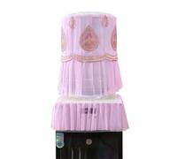 2Pcs Lace Embroidered Printed Water Dispenser Cover Reusable Upper Opening Bucket Sleeve Dustproof Universal for Home Office(Color 2)