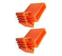 2Pcs Ladder Feet Covers, 6.5 cm x 9.0 cm Rubber Cover for Step Ladders Non-Slip Feet Security Replacement for Home and Industrial