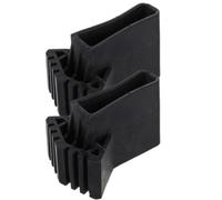 2pcs Ladder Non-skid Feet Pads Covers Replacement Black Plastic