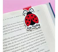 2PCS Ladybug Magnetic Bookmarks for Women,Book Marks for Reading Lovers Gifts,Book Markers Clip for Women Teachers Bookclub Books Lovers Reading,Teacher Gift,Ladybug Gifts for Women Men