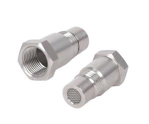 2pcs Lambda Sensor Adapter M18x1.5 - Stainless Steel O2 Oxygen Sensor Spacer with Catalytic Converter Filter - Universal Exhaust Extension for Check Engine Light Fix