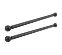 2pcs Lamp Post Cross Arm Handle Replacement, Aluminum Alloy Black | Double Sided Design, Corrosion Resistant Finish, for Poles, Posts, Baskets, Parks, Campus Walkways