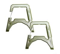 2pcs Lantern Hanging Buckles Great for Tents and Outdoor Camping Needs (B-Green)