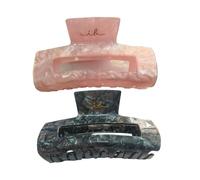 2PCS Large Acrylic Hair Clip for Thick and Curly Strong Hold Gentle on Clamp for Women Various Occasion Hair Clip