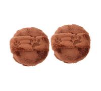2pcs Large Body Powder Puff round Plush Polyester Makeup Puff