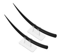 2pcs Large Eyelash Model Bc Curl Plastic Demonstration Tool | Natural Look, Reusable Training Aid, Multiple Curvature Options, for Students and Beauty Academies