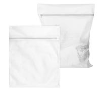2PCS Large Mesh Laundry Bag with Zips, Mesh Laundry Bags, Delicates Wash Bags, Washing Machine Meshes Laundries Bag, Large Fine Laundries sack, for Delicates Blouse, Hosiery, Underwear, Baby Clothes