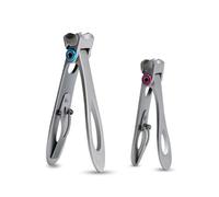 2PCS Large Opening Nail Clippers Thick Nail Trimmer Stainless Steel Professional Large Opening Nail Tool,Silver