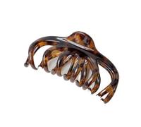 2Pcs Large Pumpkin Hair Clip Paired With A Leopard Print Shark For An Elegant Updo
