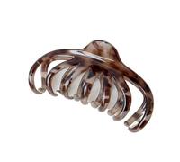 2Pcs Large Pumpkin Hair Clip Paired With A Leopard Print Shark For An Elegant Updo