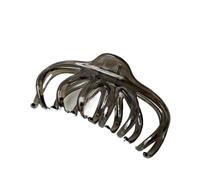 2Pcs Large Pumpkin Hair Clip Paired With A Leopard Print Shark For An Elegant Updo