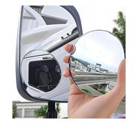 2Pcs Large Stick-on Blind Spot Car Mirror, 3.75" Convex Rear View Mirrors