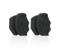 2PCS Large Waxed Cotton, Tire Shine Applicator, Car Tire Brush, Composite Polishing Sponge, Tire Shine Brush, Tire Applicator, Applicator Pad, Suitable for Car Polishing