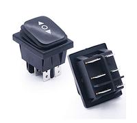 2pcs Latching Rocker Switch 6 PIN ON/Off/ON 3 Position Black 250V/16A 125V/20A Auto Switch Switches
