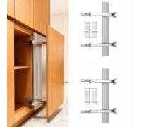 2pcs Lateral Opening Door Hinge Set 180° Parallel Opening Cabinet Wardrobe Door Sliding Load-Bearing 15.4lb Heavy Duty Hinge
