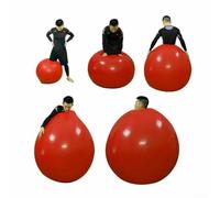 2Pcs Latex Giant Human Balloons for Event and Party Decoration, 72 Inch Red Round Balloon Set Suitable for Indoor and Outdoor Use, for Birthday Wedding Christmas New Year Celebrations