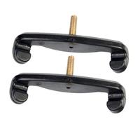 2pcs Latex Violin Shoulder Rest Replacement Feet Black