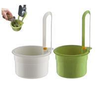 2PCS lavabo canestro filtro drenaggio, multifunzione lavabo sospeso filtro canestro filtro Acqua, lavabo cucina filtro rifiuti alimentari e raccoglitore di frutta e verdura per il lavaggio,