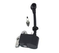 2PCS Lawn Mower Ignition Coil Module with Spark Plug, Compatible with McCulloch Eager Beaver Pro Titan