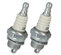 2Pcs Lawn Mower Spark Plugs Compatible with Champion RCJ7Y Spark Plug Multipacks Garden Power Equipment Accessories