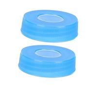 2Pcs Leakproof Water Jug Caps for 5L Dispenser Bottles Mini Drinking Water Bottle Lids with No Spill Design Easy to Replace Convenient for Home Use