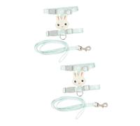 2pcs Leashes Pet Leash Pet for Cats Cat Traction Strap Kitten Vest Pet Cat Collar Adjustable Halter Cat Vest Tank Cat Le