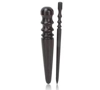 2PCS Leather Edge Burnisher, Wood Edge Slicker Leather Polished Rods Leather Edge Burnisher Leather Slicker Leather Beveling Tools for Craft