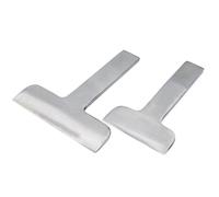 2Pcs Leather Flat Cutter Punch, 57.5mm 87.5mm Leather Craft Slot Punch, Leather Punch Craft Hole Trimming Word Cutting Tool for Strap Belt Wallet