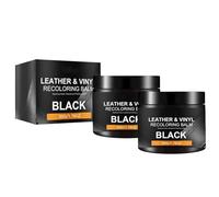 2Pcs Leather Recoloring Balm - Scratch Repair & Color Restore Kit, 50g Long Lasting Leather Dyes and Coatings for Furniture Couche Purse Car Interior Shoe Maintenance Boot Jacket Saddle Upholstery
