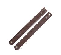 2PCS Leather Wristband Adjustable Leather Strap Trendy Casual and Business Wear Elegant