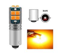 2PCS LED Bulb T4W BA9S BAX9S BAY9S H21W H6W H5W for Car License Plate Parking Reverse Fog Light BA9S Amber