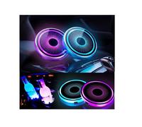 2PCS LED Car Cup Holder Lights, Light up Car Coasters for Cup Holders