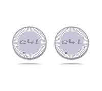 2PCS LED Drink Holders Cup Lights,for C4L Charging Insert Car Coasters Luminescent Interior Atmosphere Decoration,A