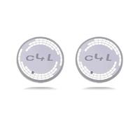 2PCS LED Drink Holders Cup Lights,for C4L Charging Insert Car Coasters Luminescent Interior Atmosphere Decoration,B
