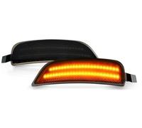 2Pcs LED Dual Rows Front Rear Bumper Side Marker Turn Signal Lgihts For Mazda For Miata MX-5 2016-2022 Car Stoplight Brake Lamps Car Turn Signal Light(2x Front Amber)