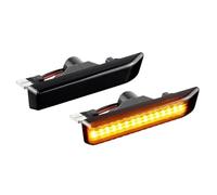2PCS LED Dynamic Turn Signal Light For BMW For X5 For E53 3 Series E36 Side Marker Flasher Flowing Water Blinker Flashing Light LED Wing Mirror Indicator(2pcs No Dynamic)(2pcs Dynamic)