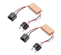 2PCS LED Flash Module, Continuous Strobe Relay Controller for Car Headlight 9-30V, Compatible with H4 Single Dual 3 Color LED Lights, Compact ABS Flasher for Fog Light