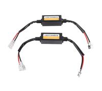 2Pcs Led Headlight Decoder 35W Water Anti Flickering Harness Warning Error Canbus Decoder For Vehicle With H1 H3 Connector Headlight
