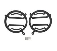 2pcs LED Headlight Guard Protective Headlamp Cover Replacement Durable ABS Headlight Protector for JL 2018 and Up Upgrades Exterior Look Black