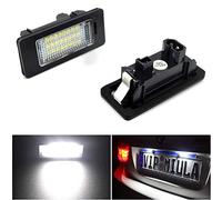 2Pcs LED License Plate Light Car Number Lamp Assembly for BMW 1 3 5 Series E82 E88 E90 E91 E92 E93 E39 E60 E61 X1 X3 X5 X6 White Error Free LED lights