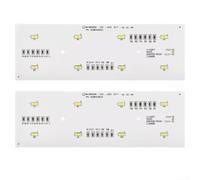 2pcs LED Light Bar for Haier Fridge BCD-625WDGEU1(064001902A)