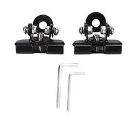 2PCS LED Light Bar Mounting Bracket, Universal Engine Hood LED Light Bar Mounting Bracket Pillar Hood Work Lamp Mount Holder Base for Cars Sedans Trucks UTVs SUVs