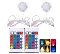2pcs LED Light Kit for Bambu Lab 3D Printers, 16 Colour Adjustable USB Powered Flexible Strip, Decorative Lighting for Display Cases, Computer Desks, Gaming Rooms, and Bedroom Atmosphere Enhancement