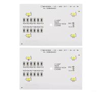 2pcs LED Light Strips for Haier Refrigerator BCD-625WDGEU1, Replace Part 064001902A/3A, Bright Energy-Saving Interior Lamp, Easy Install, Long-Lasting Cold Resistant Lighting Kit(064001903A)