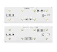 2pcs LED Lights for Haier Refrigerator BCD-625WDGEU1, Compatible with 064001902A/3A, Bright Energy-Saving Interior Lamp Replacement(064001902A)