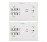 2pcs LED Lights for Haier Refrigerator BCD-625WDGEU1, Compatible with 064001902A/3A, Bright Energy-Saving Interior Lamp Replacement(064001903A)