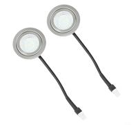 2Pcs LED Range Hood Light 12V 1.5W White Lamp 6.8x14.5cm Compatible with Integrated Stove Kitchen Lighting Replacement