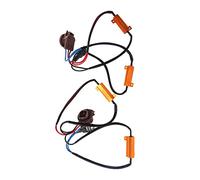 2Pcs LED Resistor Double Resistance Single Wire 50W Medium Power Accurate Decoding LED Load Resistors Adapter