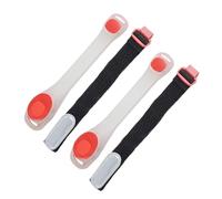2pcs LED Running Armband Red Pvc and Abs for Cycling Outdoor Sports