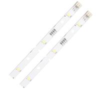 2Pcs LED Strip Light for RONGSHENG/HISENSE Refrigerator Replacement LED Strip Light Bar E349766 MDDZ-162A 1629348 1529227 DC12V 2W for Kenwood Fridge KIFF5017 KIFF5020 KIFF7017 KIFF7020 KSBNDIX18